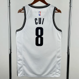 22-23 Nets CUI #8 White Top Quality Hot Pressing NBA Jersey