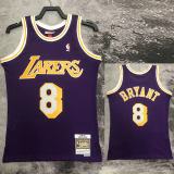 1996-97 LAKERS BRYANT #8 Purple Retro Top Quality Hot Pressing NBA Jersey