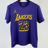 2023 LAKERS JAMES #23 Purple Quick drying T-shirt (Trapeze Edition) 飞人版
