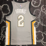 2018 Cleveland Cavaliers IRVING #2 Gray Top Quality Hot Pressing NBA Jersey