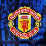 1993 Man Utd Away Long Sleeve Retro Soccer Jersey
