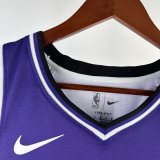 23-24 JAZZ CLARKSON #00 Purple City Edition Top Quality Hot Pressing NBA Jersey