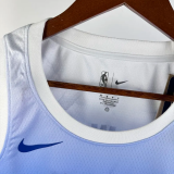 23-24 Timberwolves TOWNS #32 Blue City Edition Top Quality Hot Pressing NBA Jersey