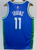 22-23 Dallas Mavericks IRVING #11 Blue City Edition Top Quality Hot Pressing NBA Jersey