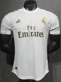 2019-2020 RMA Home Player Version  Retro Soccer Jersey