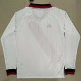 River Plate White Long Sleeve Retro Soccer Jersey