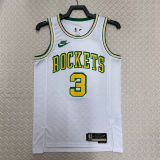 22-23 ROCKETS Porter Jr. #3 White Top Quality Hot Pressing NBA Jersey (Retro Logo)