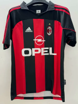 2001-2002 ACM Home Retro Soccer Jersey