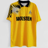 1992-1994 TOT Yellow Retro Soccer Jersey