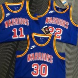 WARRIORS WIGGINS #22 Blue 75th Anniversary Retro NBA Jersey