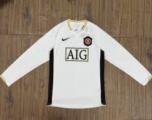 2005-2006 Man Utd Long sleeves Away Retro Soccer Jersey