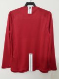 RONALDO 7 #2007-2008 Man Utd Home UCL Edition long sleeve Retro Soccer Jersey (欧冠决赛版)