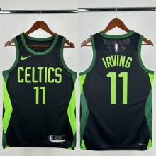 24-25 CELTICS IRVING #11 Black City Edition Top Quality Hot Pressing NBA Jersey