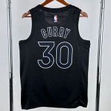 WARRIORS CURRY #30 Black Glory Edition Top Quality Hot Pressing NBA Jersey