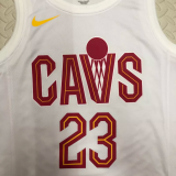 22-23 Cleveland Cavaliers JAMES #23 White Top Quality Hot Pressing NBA Jersey