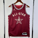 23-24 ALL-STAR BOOKE #1 Red Top Quality Hot Pressing NBA Jersey