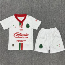 25-26 Chivas Away Kids Soccer Jersey 1:1 Thai Quality