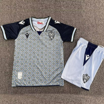 25-26 Almería Away Kids Soccer Jersey 1:1 Thai Quality
