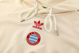 24-25 Bayern Khaki Hoodie Tracksuit