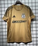 25-26 Colo-Colo Yellow Training Shirts 1:1 Thai Quality