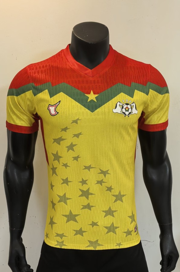 25-26 Burkina Faso Yellow Player Version Training shirts 1:1 Thai Quality