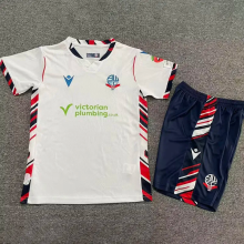 25-26 Bolton Wanderers Home Kids Soccer Jersey