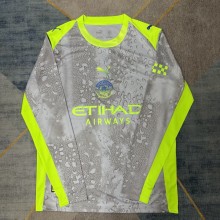 25-26 Man City Third Long Sleeve Fans Soccer Jersey