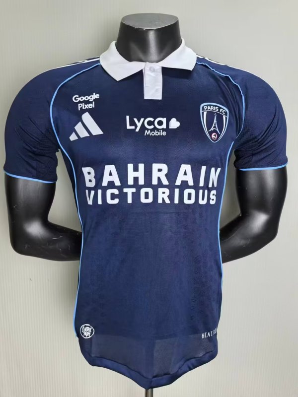 25-26 Paris FC Home Player Version Soccer Jersey