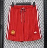 25-26 Man Utd Red Casual Version Player Version Shorts Pants