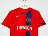 2004-2005 PSG Paris Away Retro Soccer Jersey