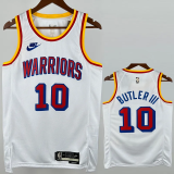 24-25 WARRIORS BUTLERIII #10 White Retro Top Quality Hot Pressing NBA Jersey