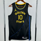 24-25 WARRIORS BUTLERIII #10 Black Top Quality Hot Pressing NBA Jersey (Trapeze Edition) 飞人版