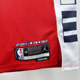 24-25 Clippers PAUL #3 Red Top Quality Hot Pressing NBA Jersey (Trapeze Edition) 飞人版