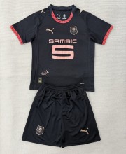 25-26 Stade Rennais Third Kids Soccer Jersey
