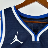 22-23 Dallas Mavericks CHRISTIE #00 Royal Blue Top Quality Hot Pressing NBA Jersey (Trapeze Edition)飞人版