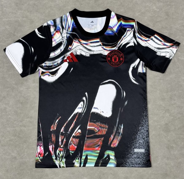 25-26 Man Utd Black Special Edition Fans Training shirts