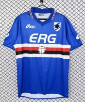 2003-2004 Sampdoria Home Retro Soccer Jersey
