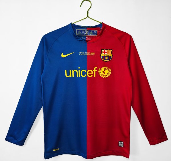 2008-2009 BAR Home Retro Long Sleeve Soccer Jersey