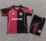 25-26 Nurnberg Home Kids Soccer Jersey