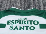 2003-2004 Sporting Lisbon Home Kids Retro Soccer Jersey