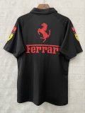 2025 F1 Ferrari New Pattern Black Short Sleeve Racing Suit