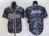 2025 MLB Los Angeles Lakers New Pattern Jersey