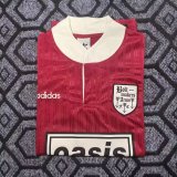 1996 AD Oasis Joint Edition Red Retro Version Polo Short Sleeve