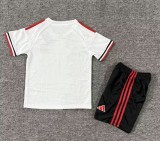 25-26 Man Utd White Special Edition Kids Soccer Jersey
