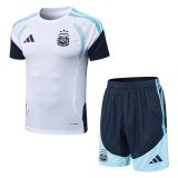 2026 Argentina White High Quality Player Version Training Short Suit (球员套装)