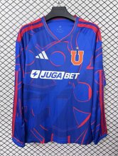 2026 Universidad De Chile Home Long Sleeve Fans Soccer Jersey