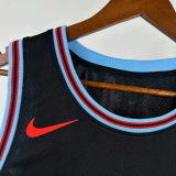 25-26 BULLS BUZELIS #14 Black City Edition Top Quality Hot Pressing NBA Jersey