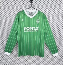 1988-1989 Leverkusen Away Long Sleeve Retro Soccer Jersey