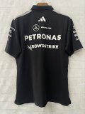 2026 F1 Benz New Pattern Short Sleeve Racing Suit