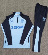 25-26 Rangers High Quality Half Pull Tracksuit